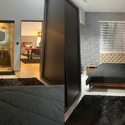 چلندر 500 متر زمین 480 متر بنا 5 خواب مستر استخر چهار فصل روف گاردن